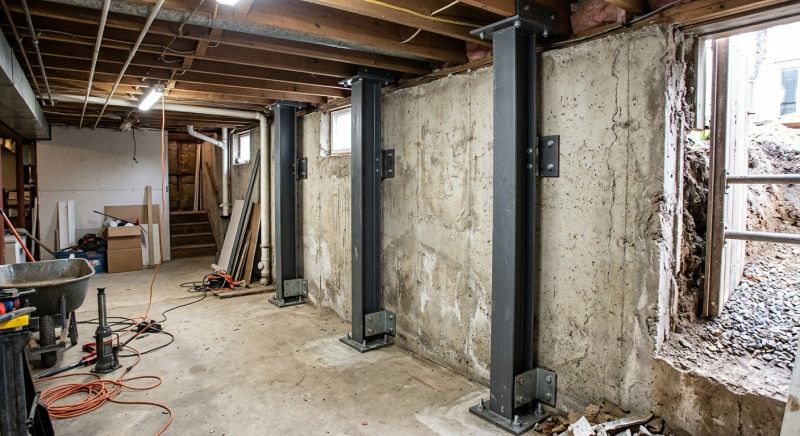 Basement Stabilization in Gig Harbor, WA