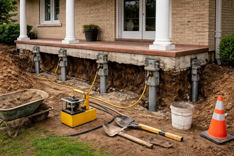 Basement Stabilization in Gig Harbor, WA