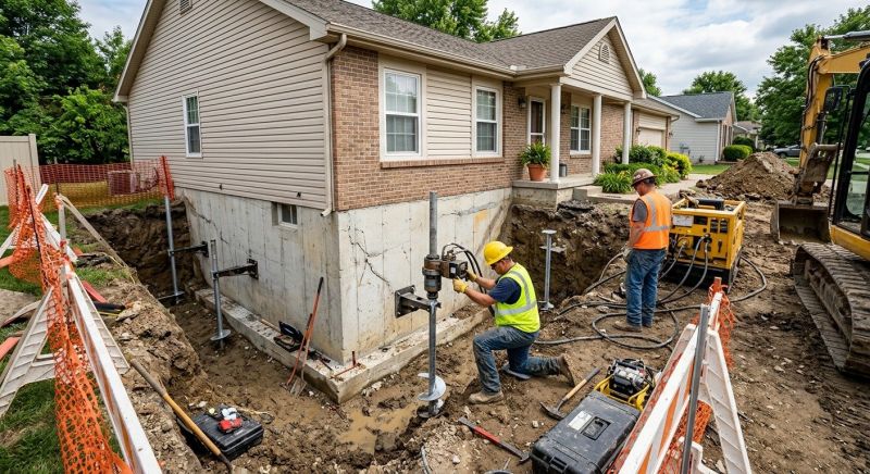 Building Foundation Repair in Lakewood, WA