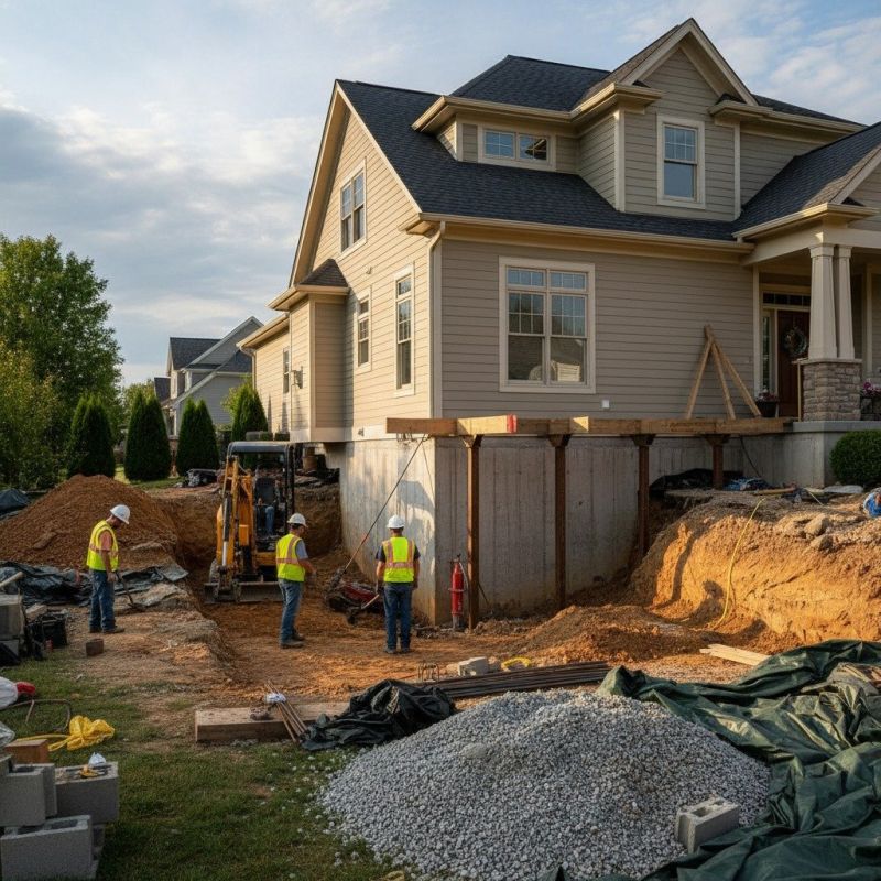 Building Foundation Repair in Roy, WA