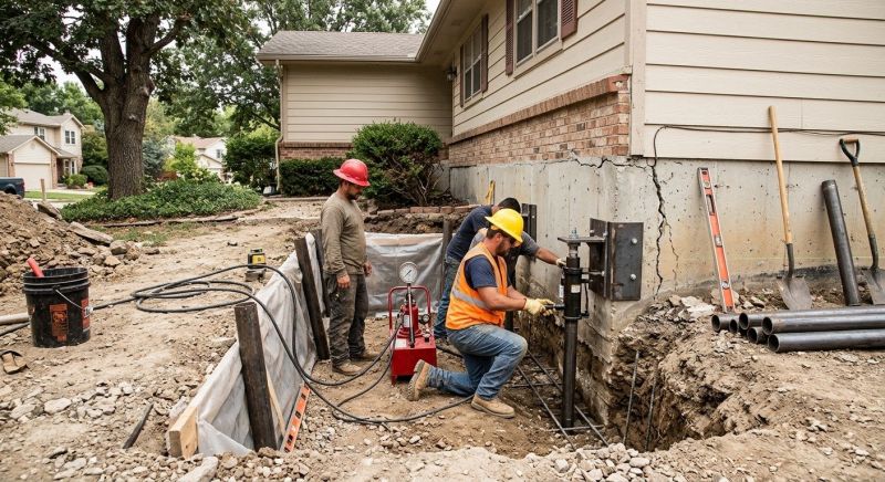 Cracked Foundation Repair in Gig Harbor, WA