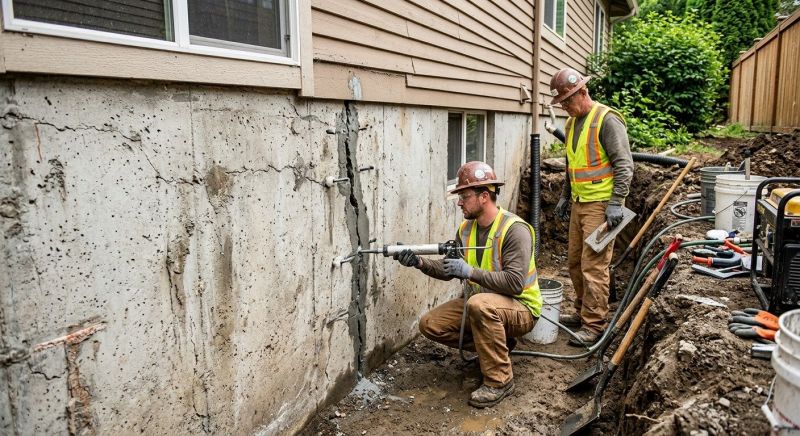 Cracked Foundation Repair in Sumner, WA