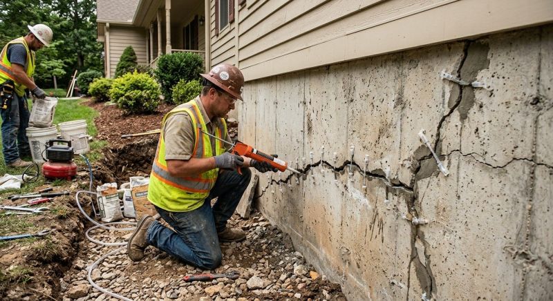 Cracked Foundation Repair in Vashon, WA