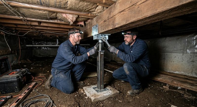 Crawl Space Leveling in Gig Harbor, WA