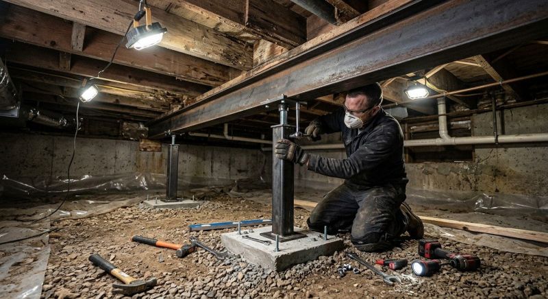 Crawlspace Structural Repair in Gig Harbor, WA