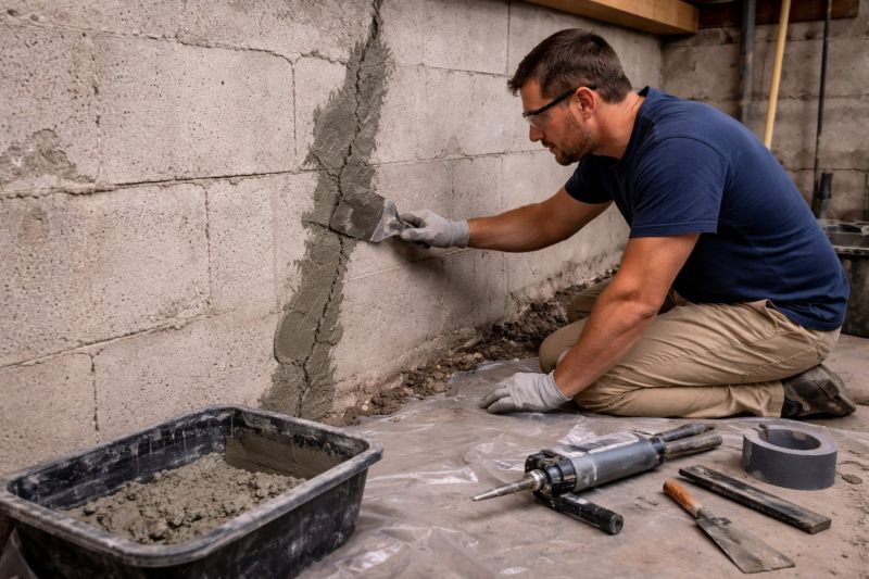 Foundation Crack Repair in Tacoma, WA