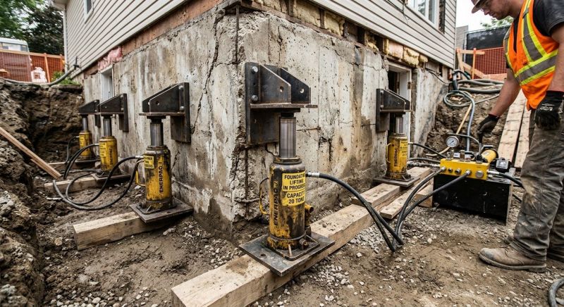Foundation Jacking in Fox Island, WA