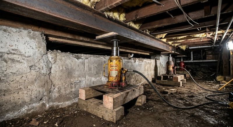 Foundation Jacking in Roy, WA