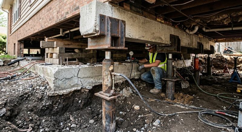Foundation Lifting in Fox Island, WA