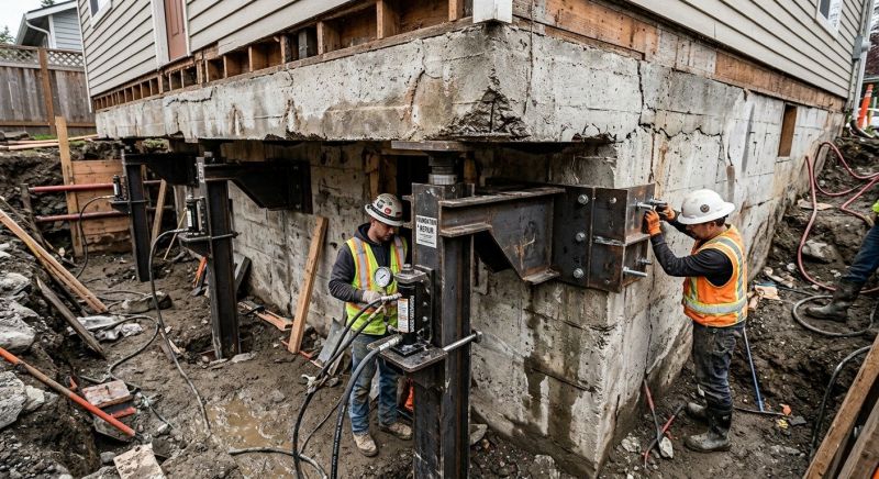 Foundation Lifting in Fox Island, WA