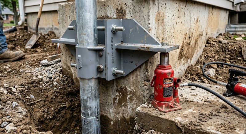 Foundation Pier Leveling in Gig Harbor, WA