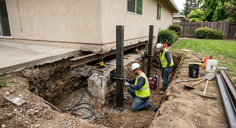 Foundation Pier Repair in Gig Harbor, WA