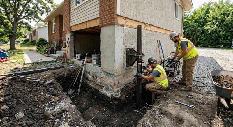 Foundation Pier Repair in Gig Harbor, WA