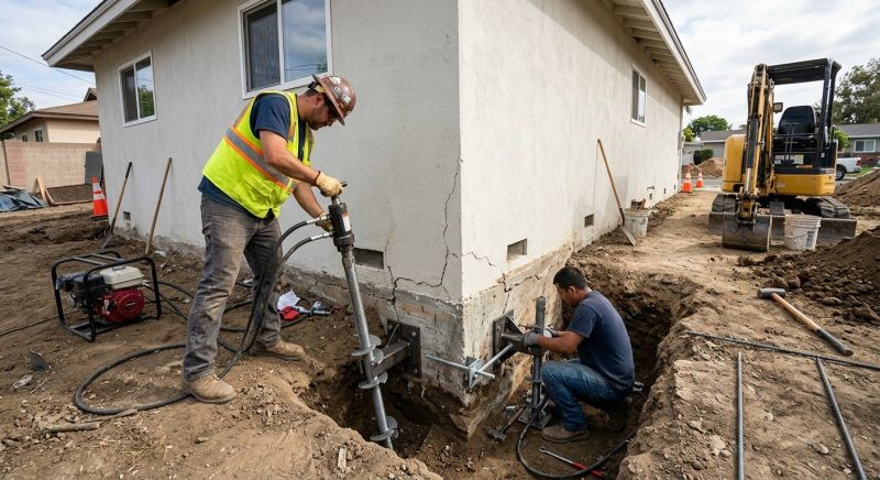 Foundation Stabilizing in Gig Harbor, WA