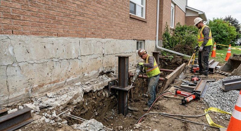 Foundation Structural Repair in Port Orchard, WA