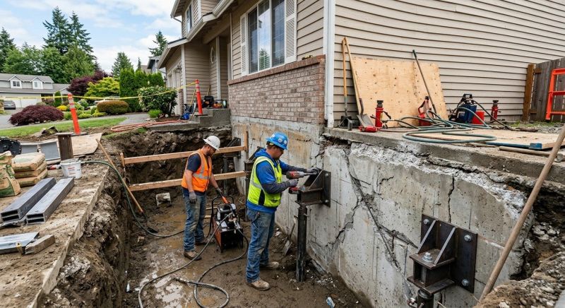 Foundation Structural Repair in Vashon, WA