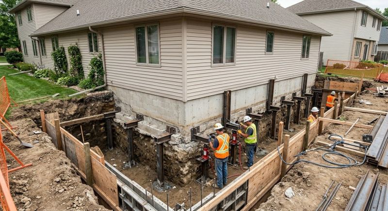 Foundation Underpinning in Gig Harbor, WA