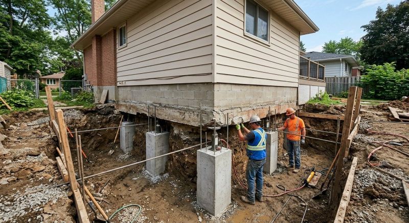 Foundation Underpinning in Gig Harbor, WA