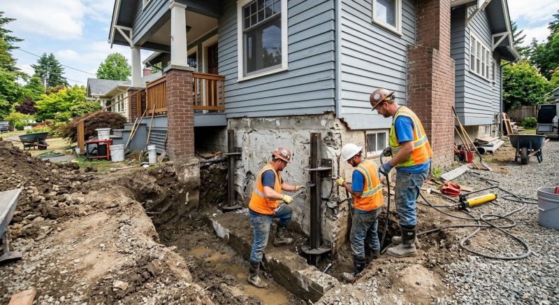 Home Foundation Repair in Gig Harbor, WA