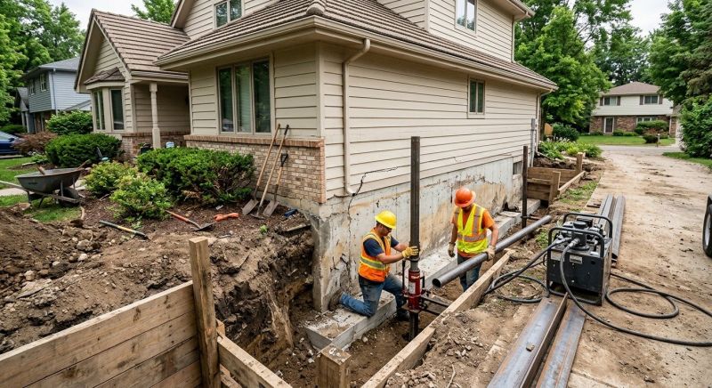 House Foundation Repair in Lakewood, WA