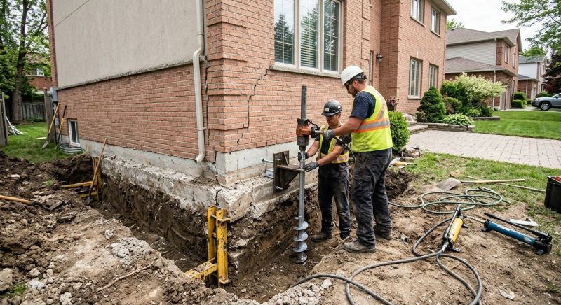 Sinking Foundation Repair in Dupont, WA