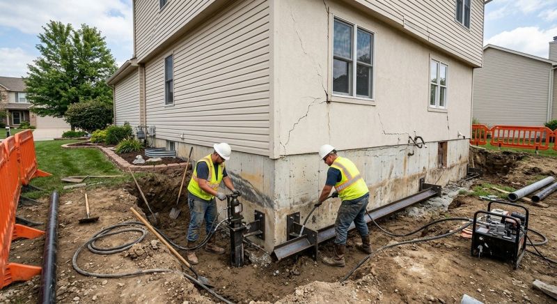 Sinking Foundation Repair in Pierce County, WA