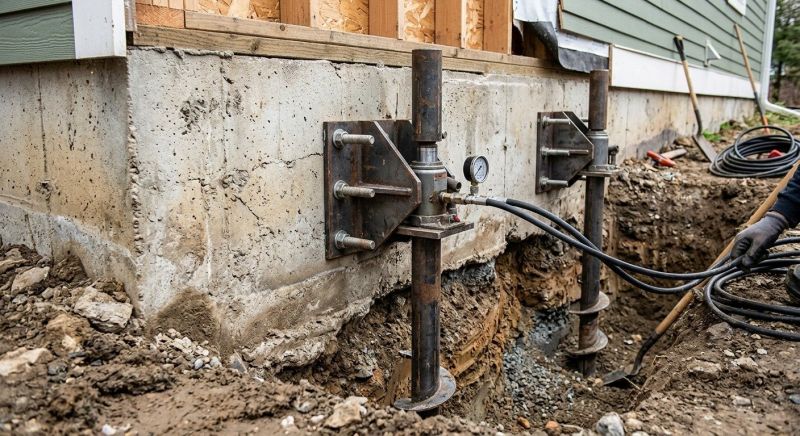 Foundation Pier Leveling